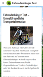 Mobile Screenshot of fahrradanhaengertests.com